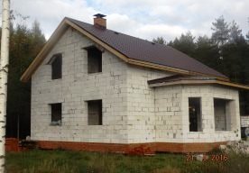 Строим дом из газобетонных блоков в Клопузово