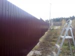 Забор из профнастила в Череповце