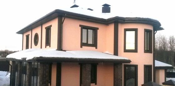 Строительство двухэтажного дома из арболита в Череповце