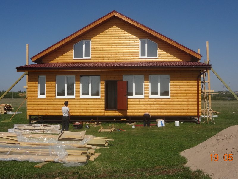 Строительство каркасного дома 10х12 в деревне Ирдоматка
