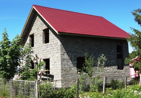 Строительство дома из арболитовых блоков в Череповецком районе
